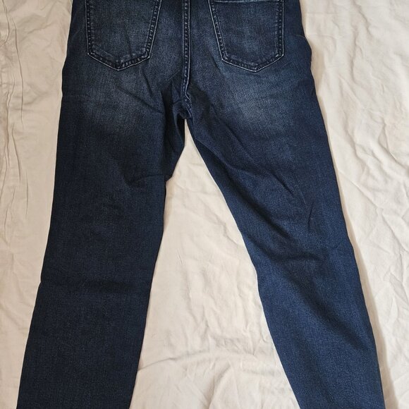 Lauren Conrad Skinny Capri Jeans Size 10 Denim Dark Blue - Picture 2 of 8